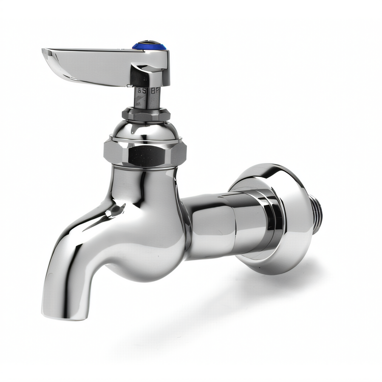 Product image #1 for T&S Brass B-0715 Heavy-Duty Single Sink Faucet with Lever Handle, 1/2" IPS Male Inlet, Low Lead, ADA Compliant