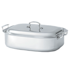 Thumbnail image #1 for Vollrath Miramar® 49431 7-Quart Stainless Steel Induction-Ready French Oven with Cover