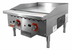 Thumbnail image #1 for 24-Inch Countertop Natural Gas Griddle with 1-Inch Polished Steel Plate, Thermostatic Control, 56,000 BTU