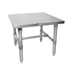 Thumbnail image #1 for John Boos 30 x 20 x 20 Stainless Steel Top Machine Stand with Galvanized Legs