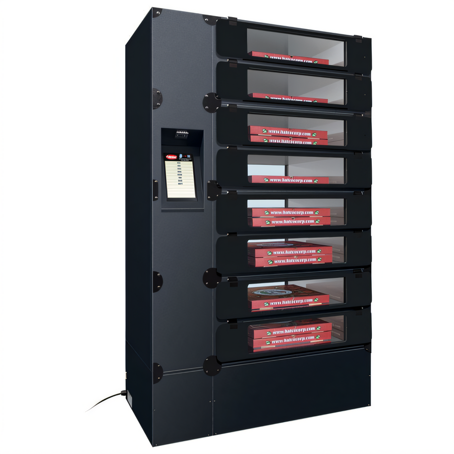 Product image #1 for Hatco Flav-R 2-Go™ Pizza Locker System Holding Cabinet, Floor Model, 8 Lockers
