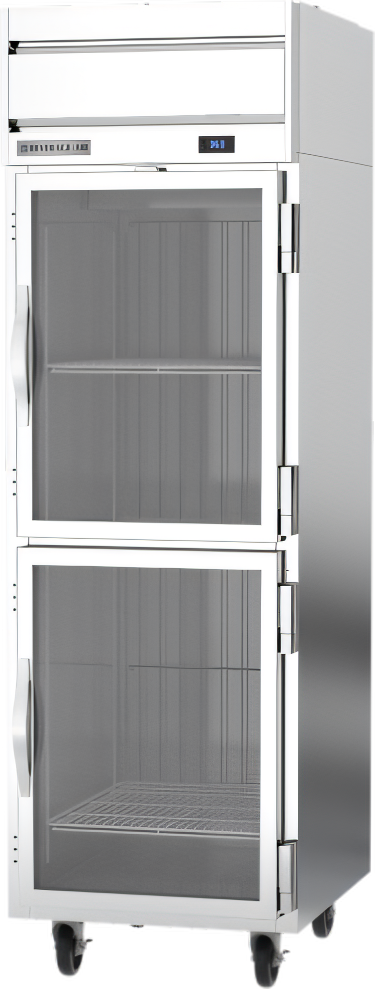 Product image #1 for Beverage-Air Horizon Series One-Section Reach-In Refrigerator with 2 Half Glass Doors, 22.28 Cu. Ft.