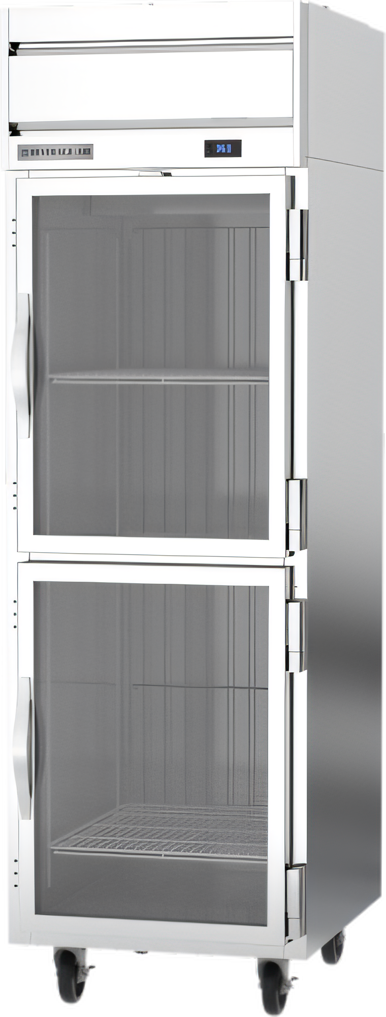 Product image #1 for Beverage-Air Horizon Series One-Section Reach-In Refrigerator with 2 Half Glass Doors, 22.28 Cu. Ft.