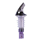 Thumbnail image #1 for Spill-Stop Posi-por 386-18 2 oz Plastic Liquor Pourer, No Collar, Black Spout
