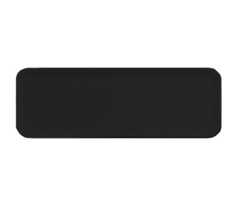 Product image #1 for Glasteel Fiberglass Display/Bakery Tray — Rectangular 8-3/4 in x 25-1/2 in, Black