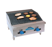 Comstock-Castle FHP24-2RB Countertop Gas Radiant Char-Broiler, 24