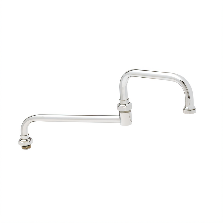 Product image #1 for T&S Brass 12 Inch Swivel Double Joint Swing Nozzle with Stream Regulator Outlet