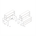 Thumbnail image #1 for Randell Modular Chef Service Counter Right Section, 76-1/2 Inch Wide, Without Breaker Panel