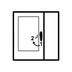 Thumbnail image #1 for Lainox Double Release Oven Door Opening Replacement Part
