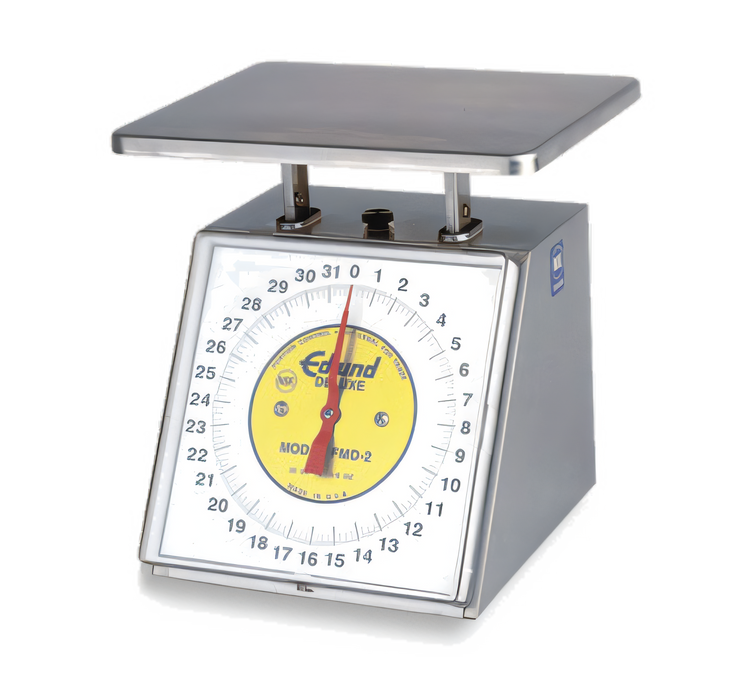 Product image #1 for Edlund RM-1000 Metric Mechanical Dial Portion Control Food Scale, 1000 g x 5 g, Stainless Steel