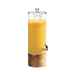 Thumbnail image #1 for Madera Round 3 Gallon Acrylic Infusion Beverage Dispenser with Rustic Pine Base