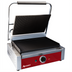 Thumbnail image #1 for Adcraft SG811ES Single Panini Grill with Grooved Plates