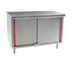 Thumbnail image #1 for Spec-Master Marine Counter Edge Stainless Steel Enclosed Work Table with Hinged Doors, 72 x 30 Inches
