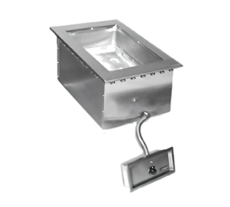 Product image #1 for Eagle Group Single-Well Drop-In Electric Hot Food Well, 1 Full-Size Pan, Wet or Dry, With Drain, 240V